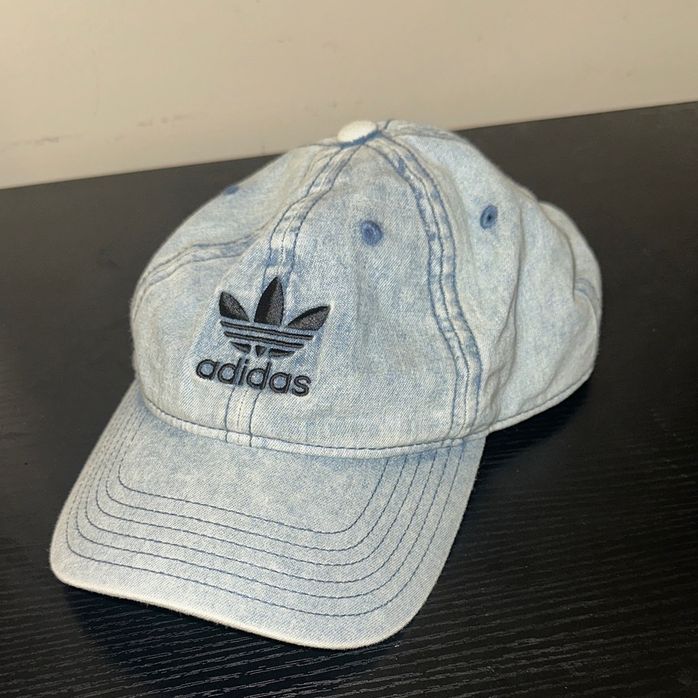 Adidas Vinatage Light Blue Denim Cap